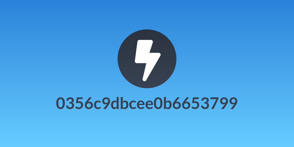 0356c9dbcee0b6653799