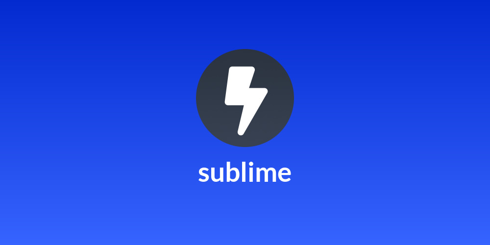 sublime