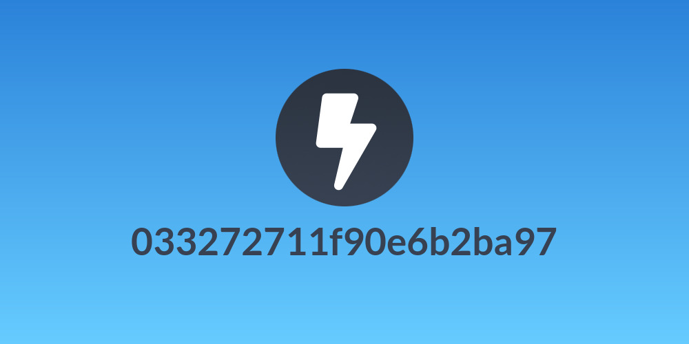 033272711f90e6b2ba97