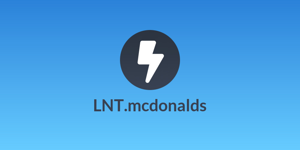 LNT.mcdonalds