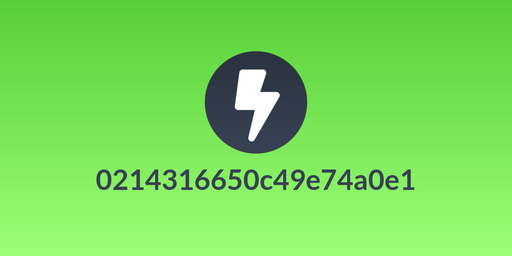0214316650c49e74a0e1