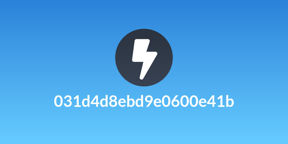 031d4d8ebd9e0600e41b