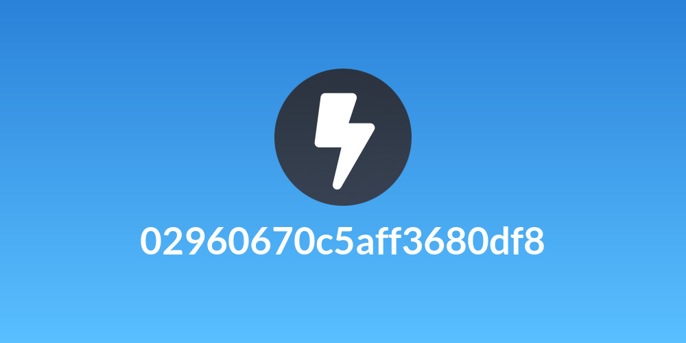 02960670c5aff3680df8