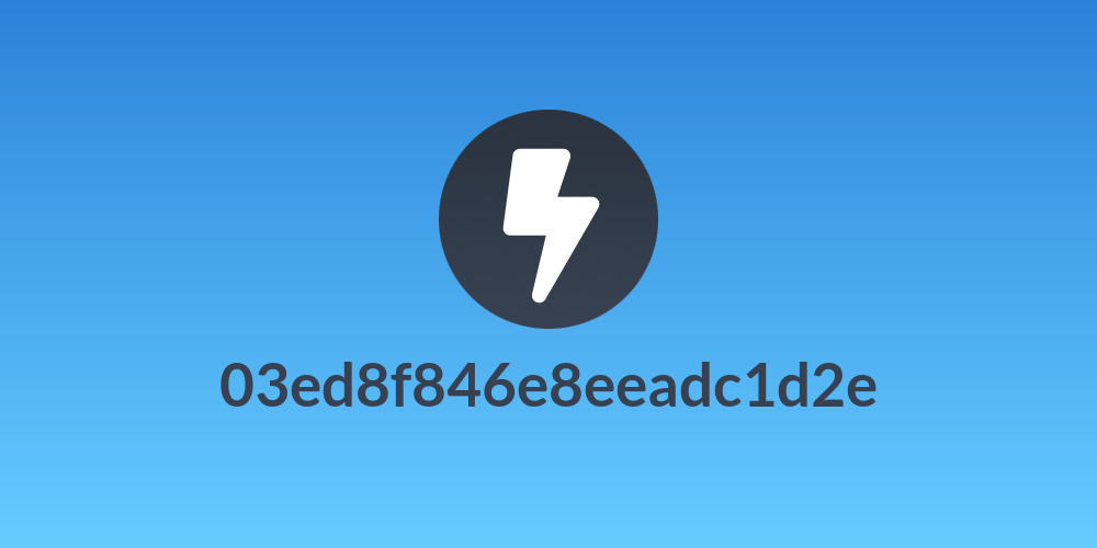 03ed8f846e8eeadc1d2e