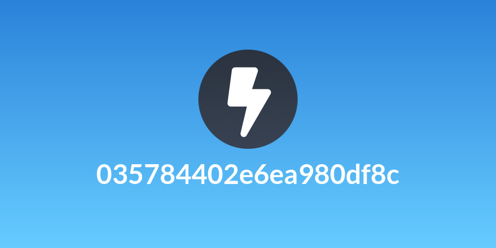 035784402e6ea980df8c