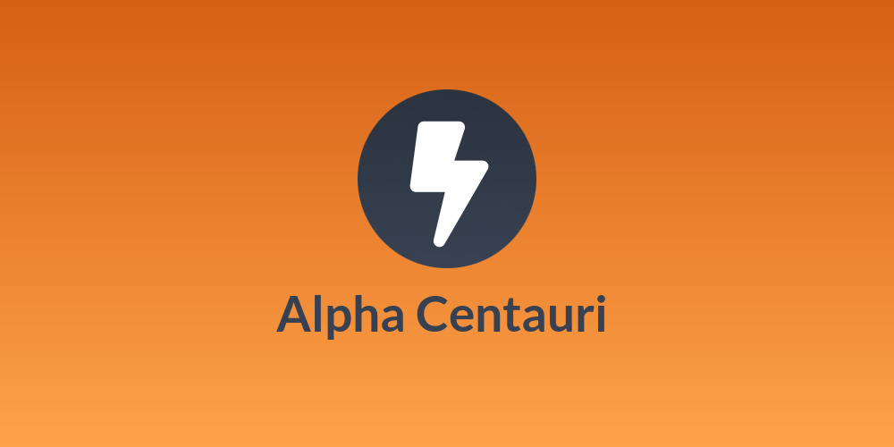 Alpha Centauri ⭐️