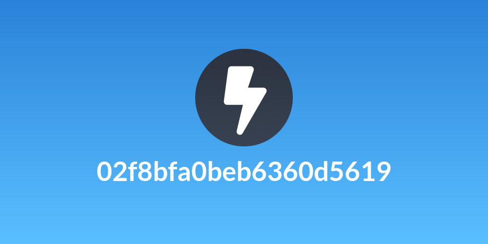 02f8bfa0beb6360d5619