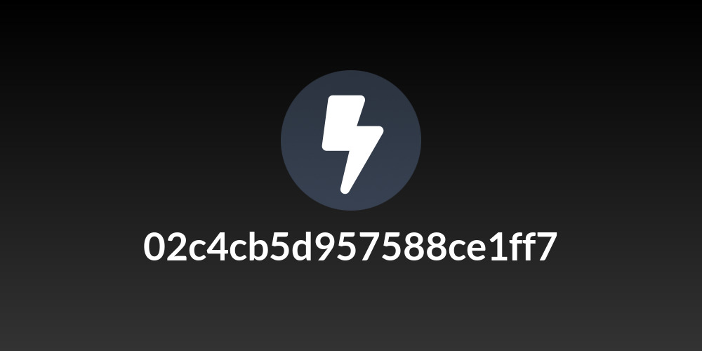02c4cb5d957588ce1ff7