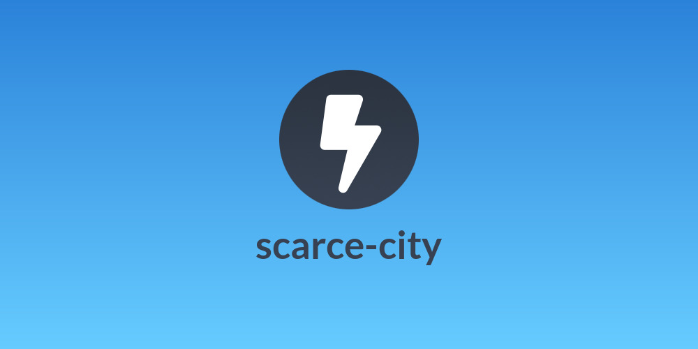 scarce-city