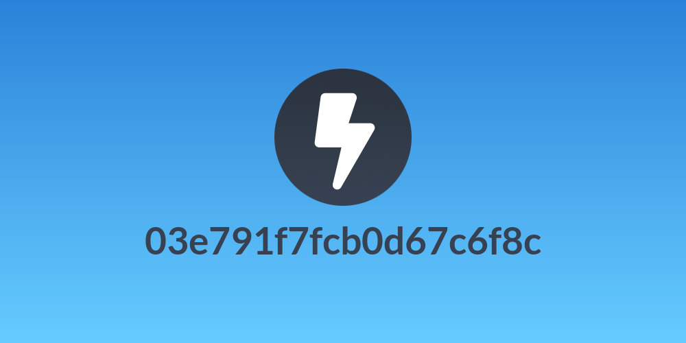 03e791f7fcb0d67c6f8c