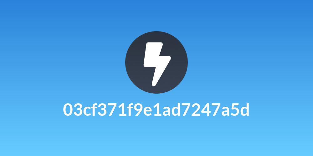 03cf371f9e1ad7247a5d