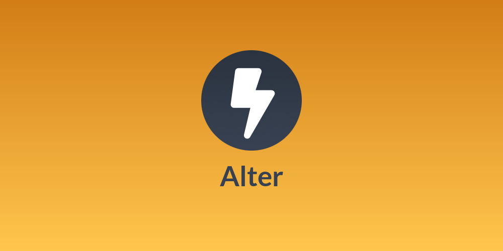 Alter