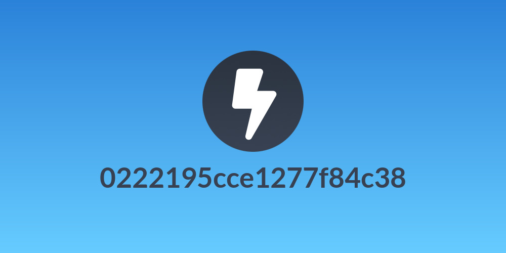 0222195cce1277f84c38