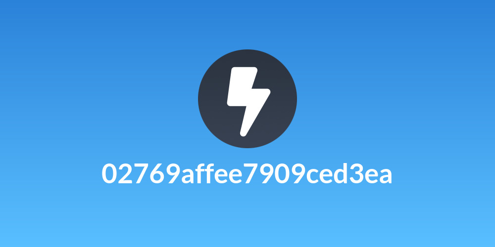 02769affee7909ced3ea