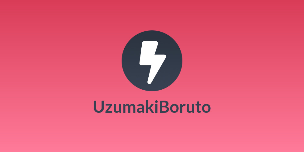 UzumakiBoruto🥷🏾🥷🏽