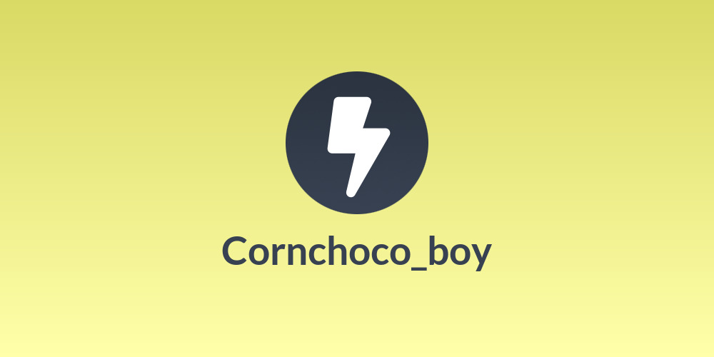Corn🌽choco_boy