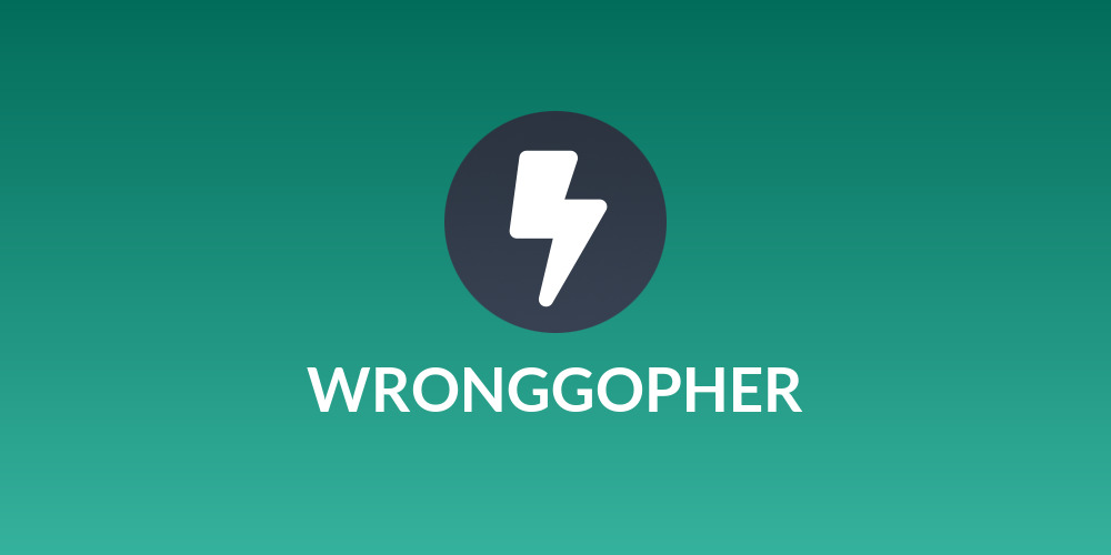 WRONGGOPHER