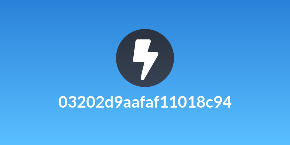 03202d9aafaf11018c94