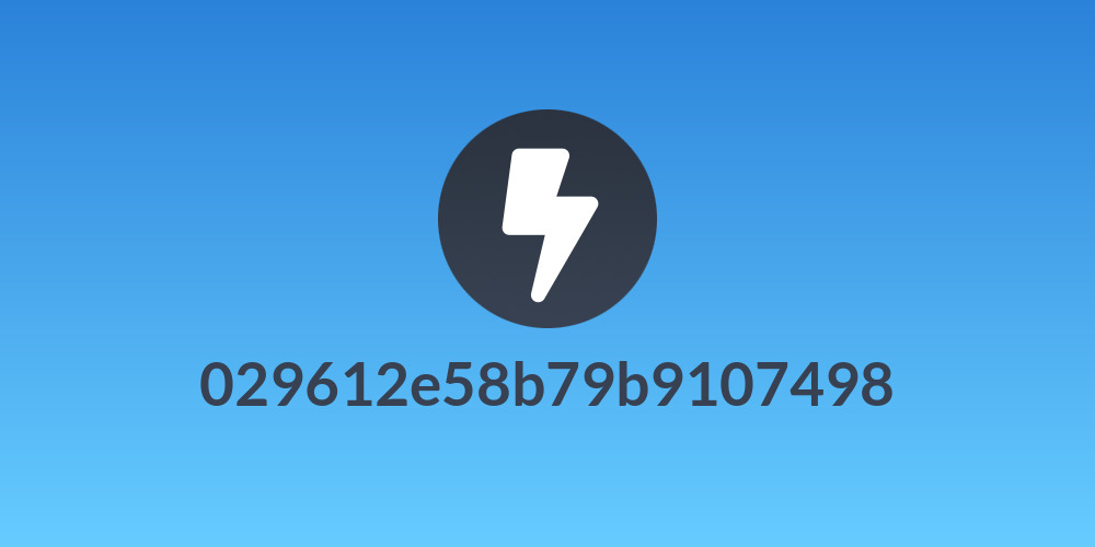 029612e58b79b9107498