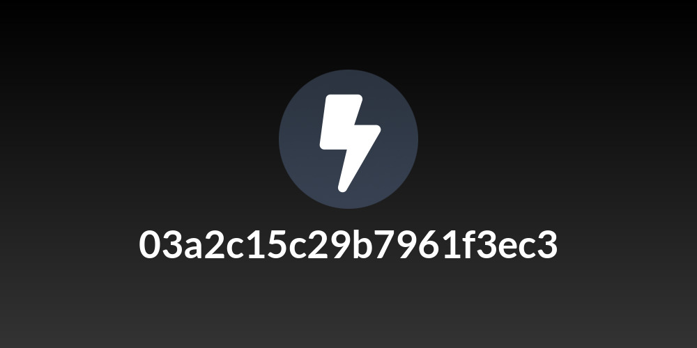 03a2c15c29b7961f3ec3