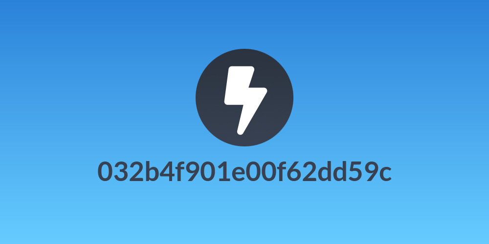 032b4f901e00f62dd59c