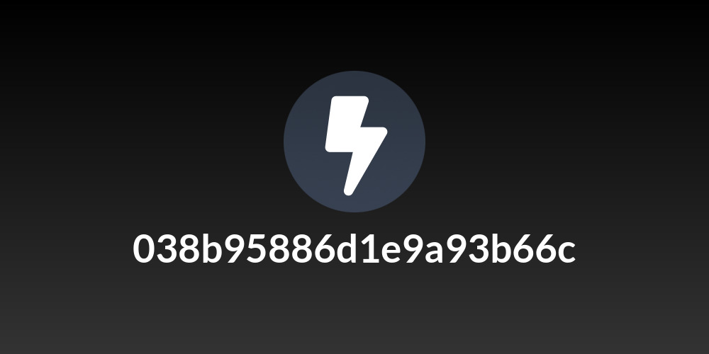 038b95886d1e9a93b66c
