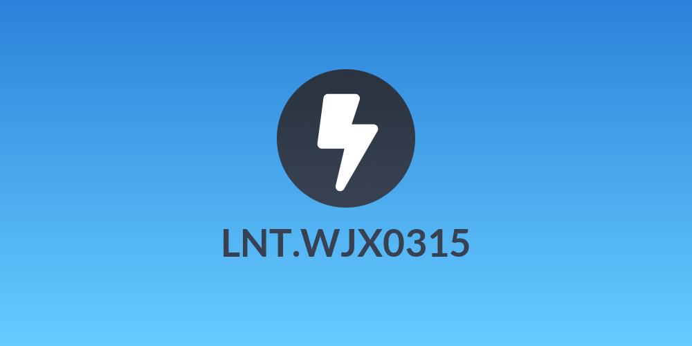 LNT.WJX0315