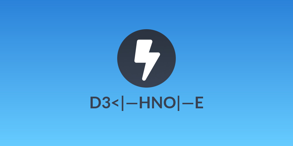 D3<|—HNO|—E