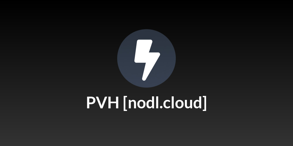 PVH [nodl.cloud]