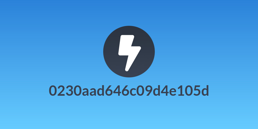 0230aad646c09d4e105d