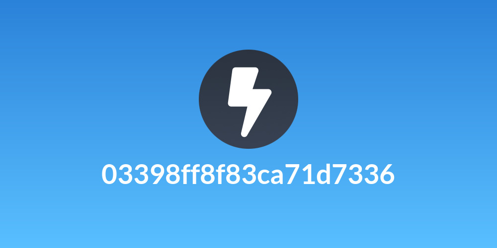 03398ff8f83ca71d7336