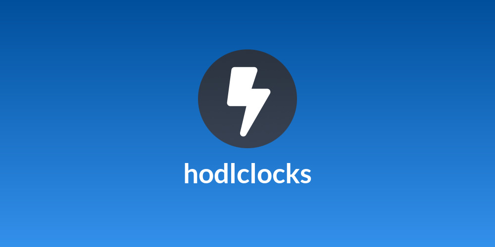 hodlclocks