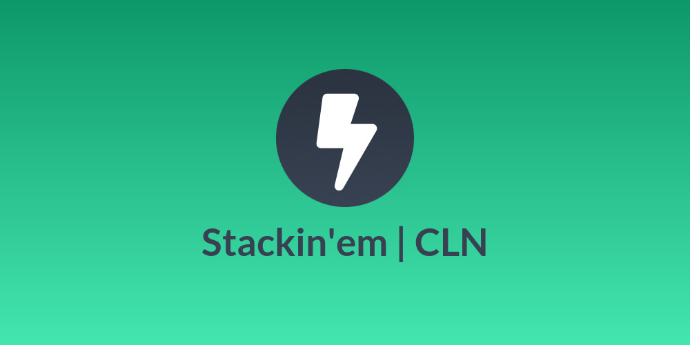 Stackin'em | CLN