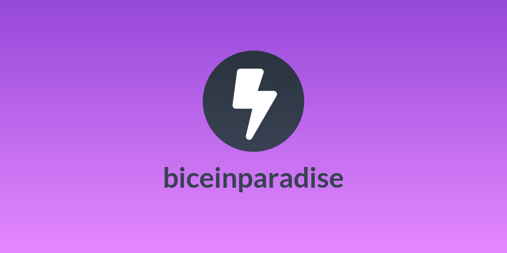 biceinparadise