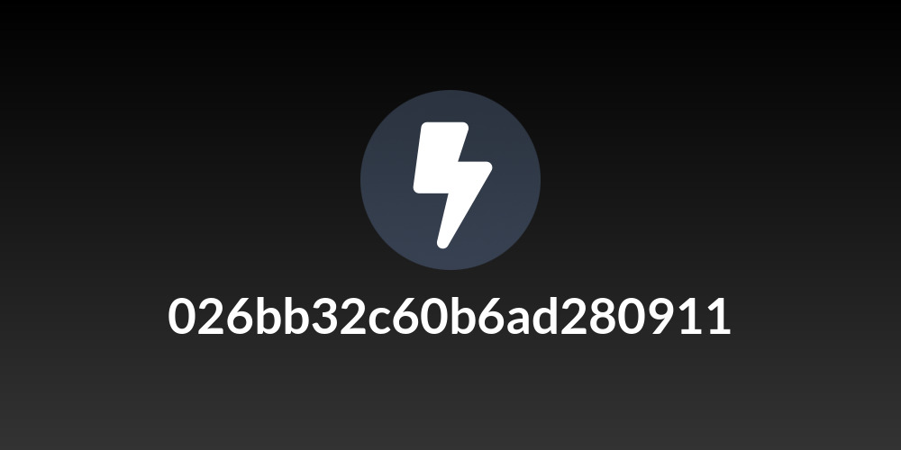 026bb32c60b6ad280911