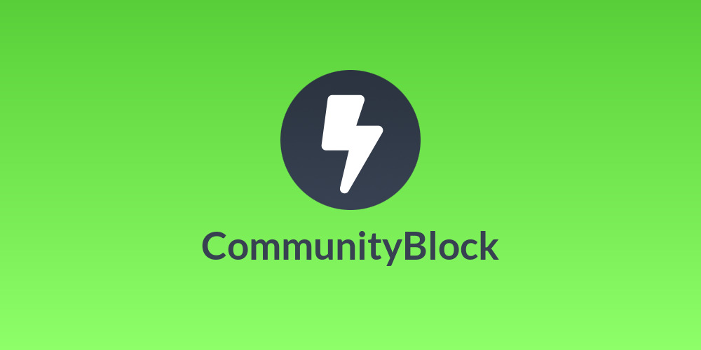 CommunityBlock