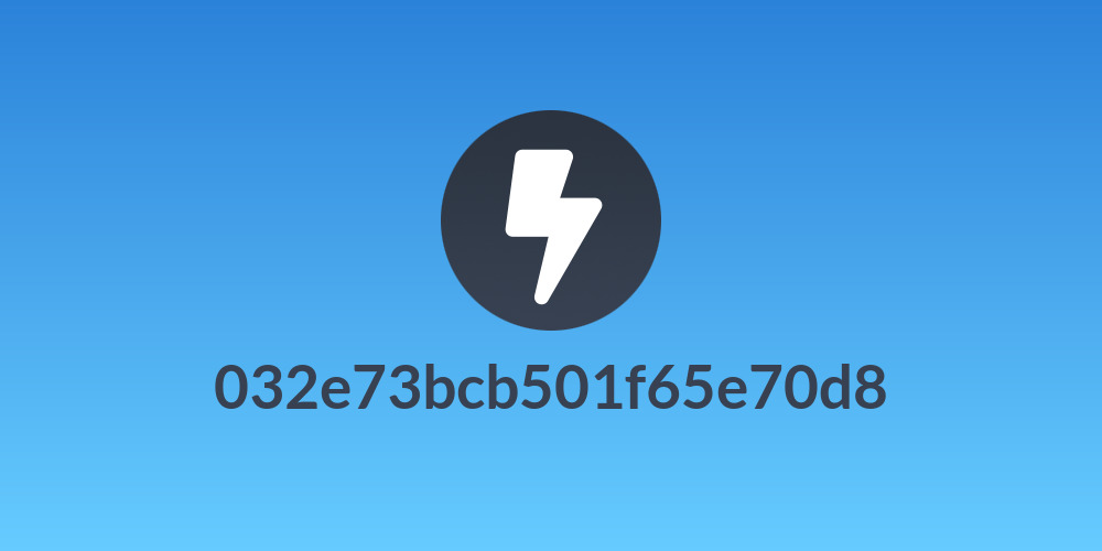 032e73bcb501f65e70d8