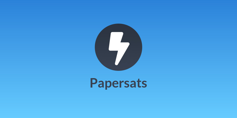 Papersats🔖⚡️