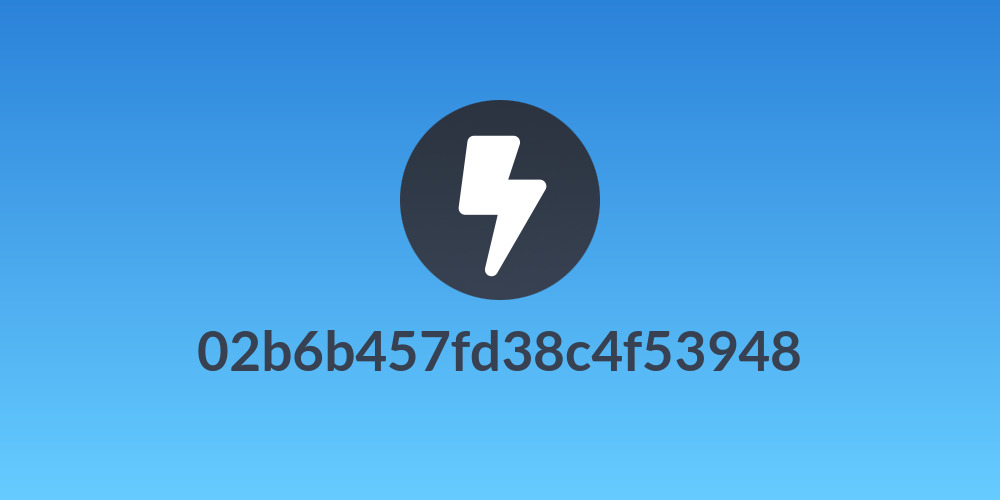 02b6b457fd38c4f53948