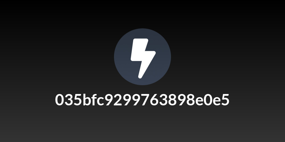 035bfc9299763898e0e5