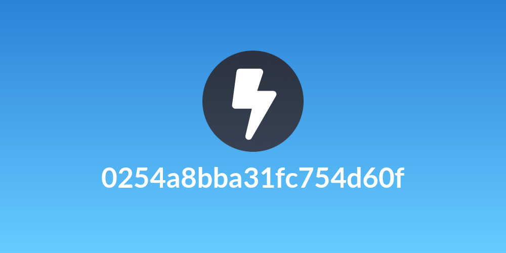 0254a8bba31fc754d60f