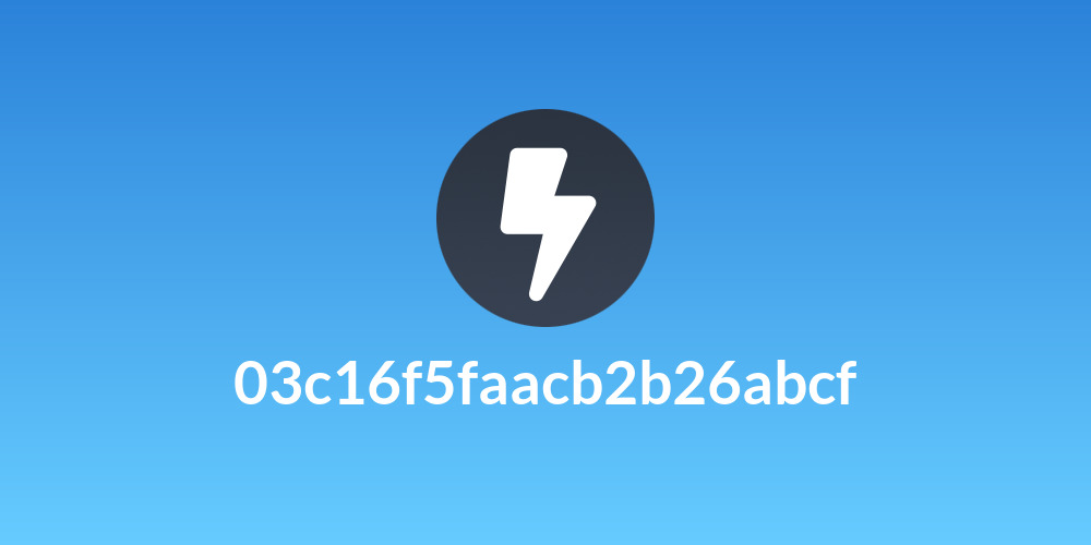 03c16f5faacb2b26abcf