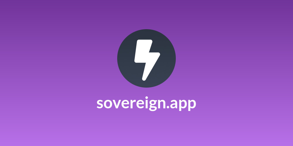 sovereign.app
