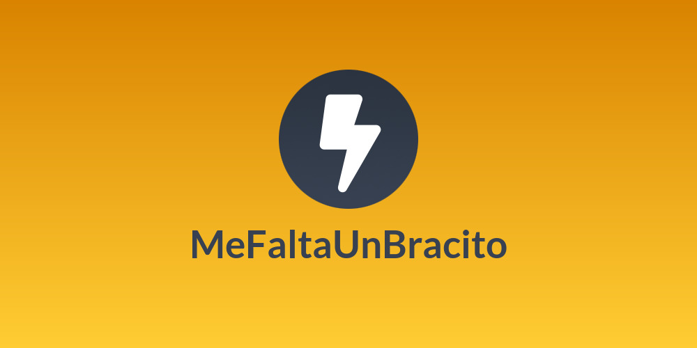 MeFaltaUnBracito