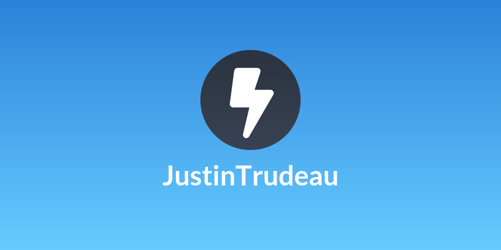 JustinTrudeau