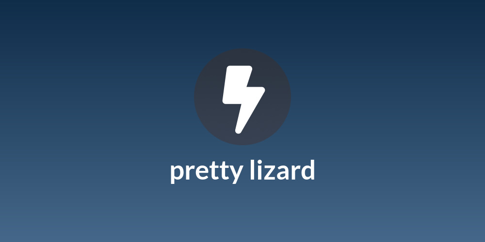 pretty lizard