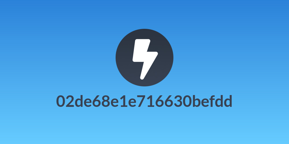 02de68e1e716630befdd