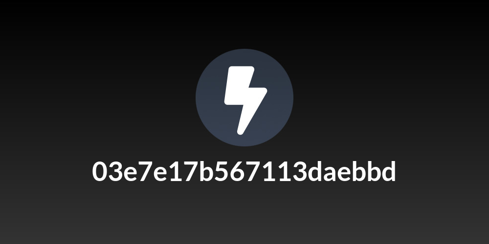 03e7e17b567113daebbd