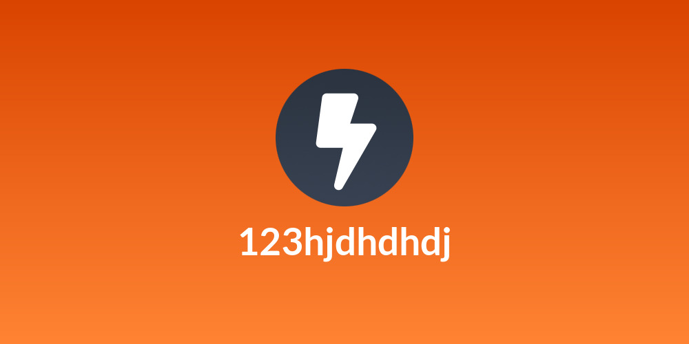 123hjdhdhdj