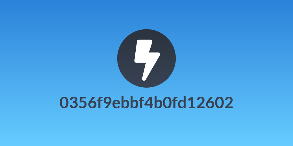 0356f9ebbf4b0fd12602